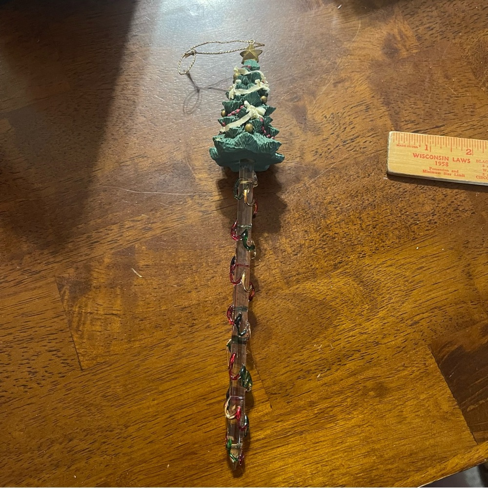 Sparkling Tree Icicle Ornament